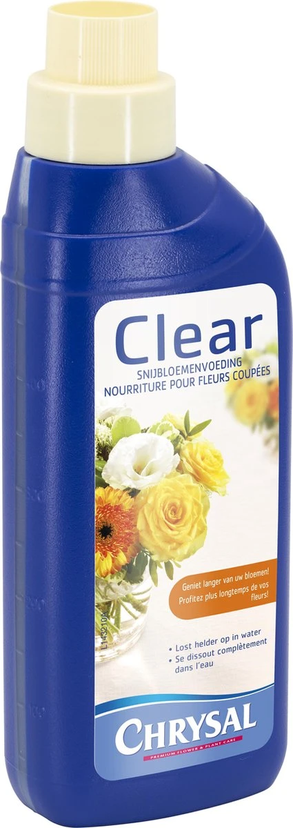 Pokon Chrysal Clear Snijbloemenvoeding - 500ml 2 Pokon Chrysal Clear Snijbloemenvoeding - 500ml - Afbeelding 2