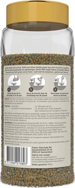 Pokon Voedingskorrels Voor Groene Planten - 800gr - 180 Dagen Voeding - Plantenvoeding 10 Pokon Voedingskorrels Voor Groene Planten - 800gr - 180 Dagen Voeding - Plantenvoeding -Tuin- En Buitenwinkels 482x1200