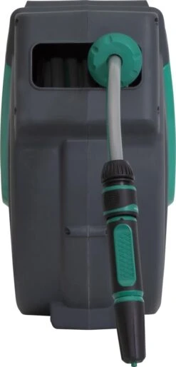 VONROC Automatische Slanghaspel – Incl. 25m Tuinslang, Aansluitslang, Spuitstuk, Koppelingen & Kraanaansluiting -Tuin- En Buitenwinkels 577x1200 3