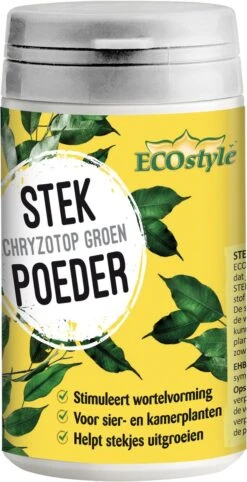 ECOstyle Stekpoeder Stimuleert Wortelvorming - Voor Sier & Kamerplanten - Helpt Stekjes Uitgroeien Tot Een Volwaardige Plant - 25 GR -Tuin- En Buitenwinkels 615x1200