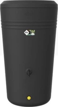 Elho Green Basics Regenton - Regenton - Living Black - Buiten - 200 Liter -Tuin- En Buitenwinkels 651x1200 1
