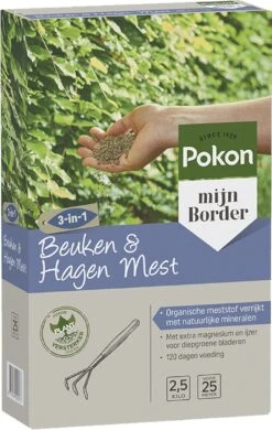 Pokon Beuken & Hagen Mest - 2,5kg - Meststof - 3-in-1 Werking -Tuin- En Buitenwinkels 760x1200 1