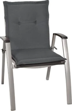 Beautissu Set Van 6x Tuinkussens Lage Rug Loft NL 100 X 50 X 6 Cm - Kussen Antraciet - Zitkussen Sierkussen Tuinstoel -Tuin- En Buitenwinkels 773x1200