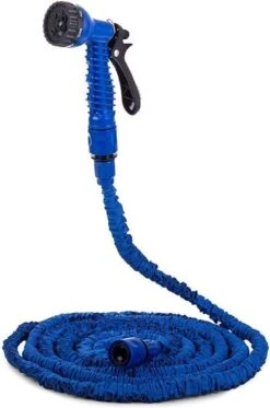 Uitrekbare Tuinslang Tot 15 Meter - Tuinsproeier Met 7 Verschillende Standen - Tuin Besproeien - Sproeikop - Blauw - Flexibel Elastisch -Tuin- En Buitenwinkels 794x1200 1