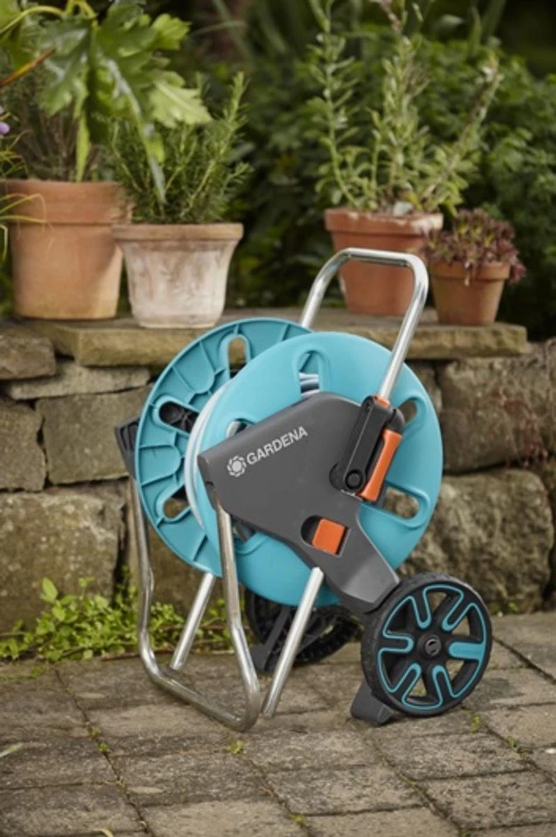 GARDENA - AquaRoll CleverRoll S Set Slangenwagen - Incl. 20 M Slang - Maximaal 40 M Opbergcapaciteit 4 GARDENA - AquaRoll CleverRoll S Set Slangenwagen - Incl. 20 M Slang - Maximaal 40 M Opbergcapaciteit - Afbeelding 4