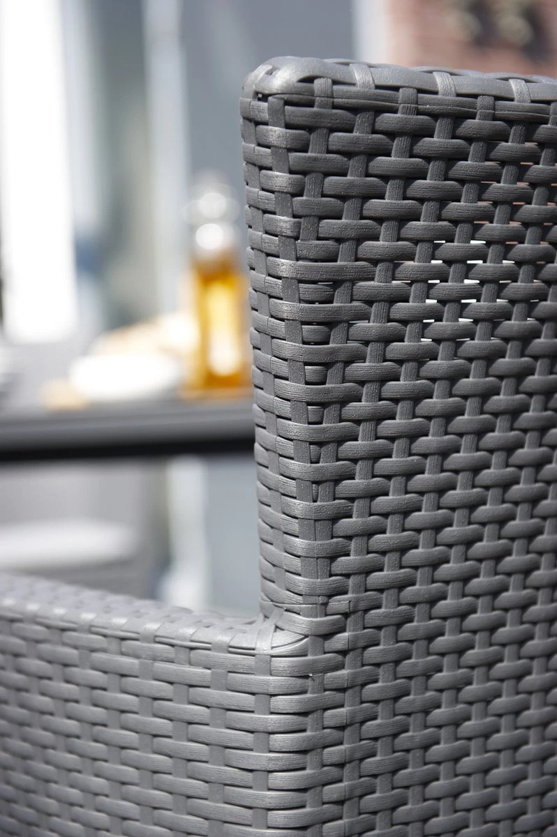 Allibert Iowa Tuinstoel - 60x62x89cm – Grafiet 6 Allibert Iowa Tuinstoel - 60x62x89cm – Grafiet - Afbeelding 6