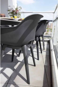 Allibert Akola Tuinstoelen - 2 Stuks -56,5x55x80cm - Donkergrijs -Tuin- En Buitenwinkels 806x1200 1