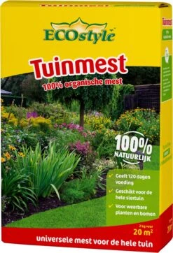 ECOstyle Tuinmest Organische Meststof - Border & Siertuin - Natuurlijke Meststof Gazon - 120 Dagen Voeding- 100 M² - 10 KG -Tuin- En Buitenwinkels 818x1200 2