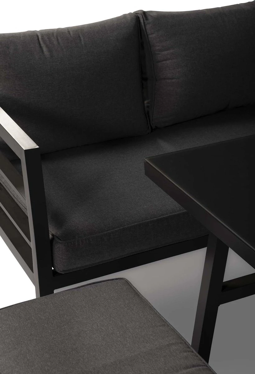 Merkloos Rocco | Loungeset Hoekset Tuinset | Aluminium| Hoekbank, Tuinbank, Tuintafel | 8 Zitplaatsen 9 Merkloos Rocco | Loungeset Hoekset Tuinset | Aluminium| Hoekbank, Tuinbank, Tuintafel | 8 Zitplaatsen - Afbeelding 9