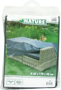 Nature - Tuinmeubelhoes - Beschermhoes Voor Loungebank - 2-zits - H60 X 170 X 90cm -Tuin- En Buitenwinkels 822x1200