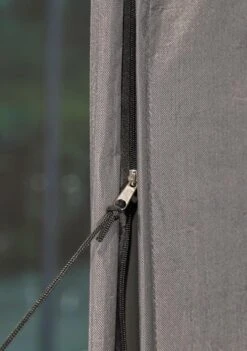 Weersbestendige Parasolhoes - Rond & Vierkant - Max. 3 X 3 M - Grijs / Antraciet - Stokparasol -Tuin- En Buitenwinkels 845x1200