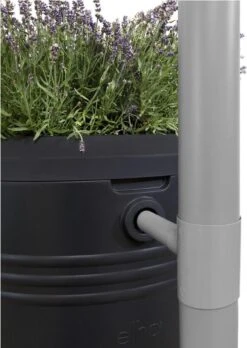 Elho Green Basics Regenton - Regenton - Living Black - Buiten - 200 Liter -Tuin- En Buitenwinkels 852x1200 2