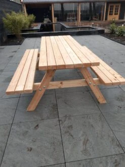 Douglas Geschaafd Picknicktafel 200 Cm Lang Houtdikte 45mm -Tuin- En Buitenwinkels 899x1200 7