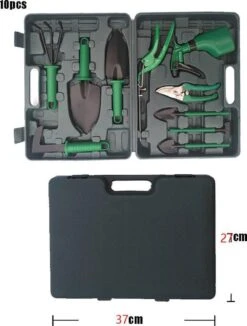 Merkloos 10-Delige Tuingereedschap Set Inclusief Opbergkoffer - Tuinierset - Tuinsetje - Gereedschap Voor Tuin - Tuinschaar - Tuinschepje - Bloemenschaar - Voegenkrabber - Plantenspuit - Grasschaar - Bloemenschep - Tuinhark -Tuin- En Buitenwinkels 909x1200 1
