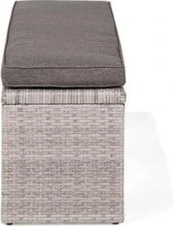 Beliani VITERBO - Loungeset Voor 8 - Grijs - PE Rotan -Tuin- En Buitenwinkels 916x1200