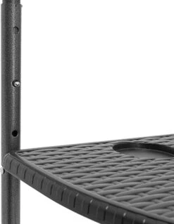 Relaxdays Balkontafel Inklapbaar, Balkon Tafel Rotan, Hangtafel Reling - Zwart -Tuin- En Buitenwinkels 929x1200