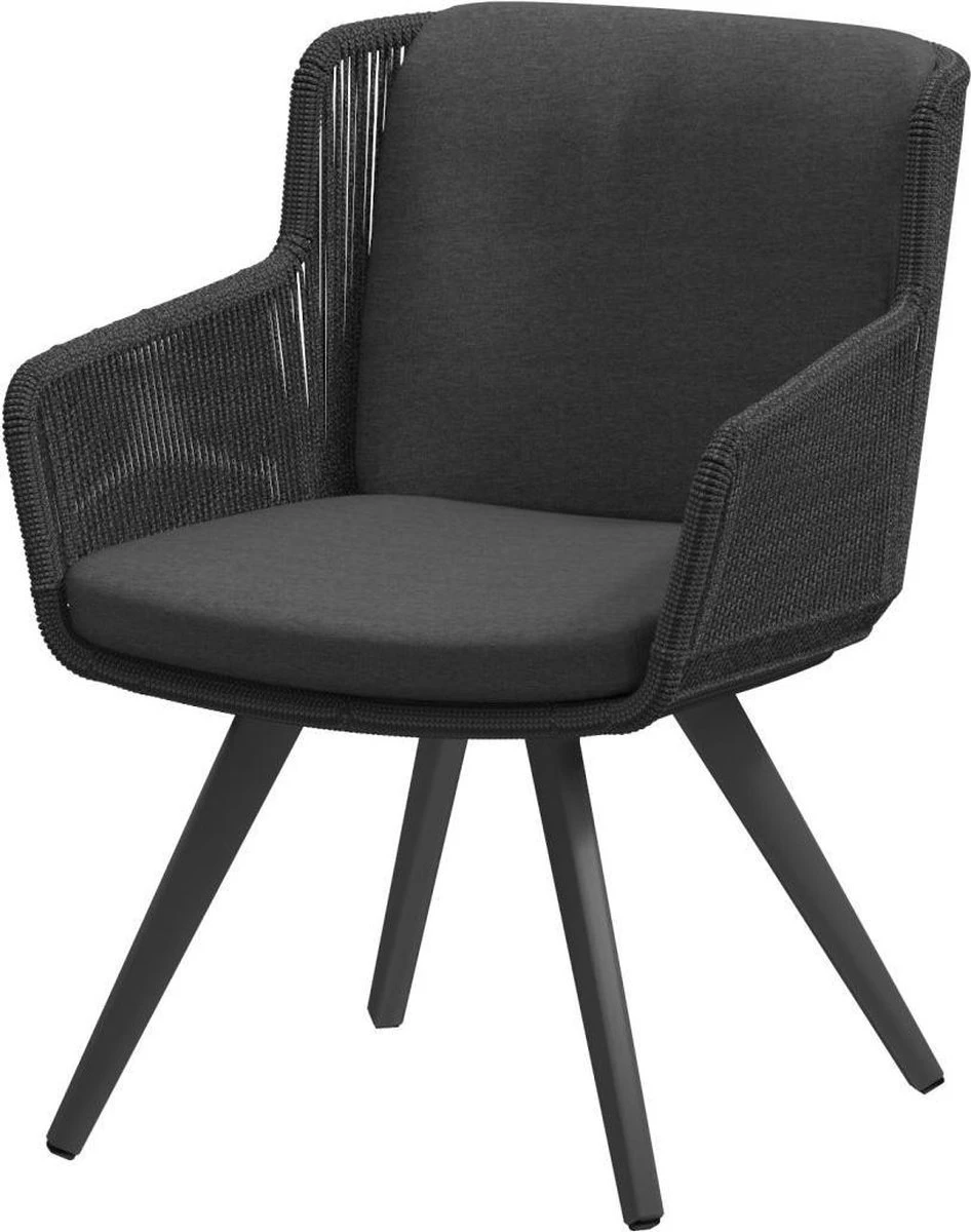 4 Seasons Outdoor 4SO Armstoel Flores Anthracite - 1 Stuk 2 4 Seasons Outdoor 4SO Armstoel Flores Anthracite - 1 Stuk - Afbeelding 2