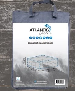 Weersbestendige Beschermhoes Loungeset / Tuinset (met Hoge Tafel) | 260 X 260 X 95 Cm | Premium | Waterproof | TÜV Rheinland Gecertificeerd | Hoes Voor Tuin | Waterdicht | Solution Dyed (verkleuring Onmogelijk) | Grijs / Antraciet -Tuin- En Buitenwinkels 992x1200