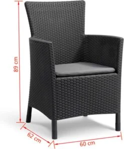 Allibert Iowa Tuinstoel - 60x62x89cm – Grafiet 25 Allibert Iowa Tuinstoel - 60x62x89cm – Grafiet -Tuin- En Buitenwinkels 996x1200